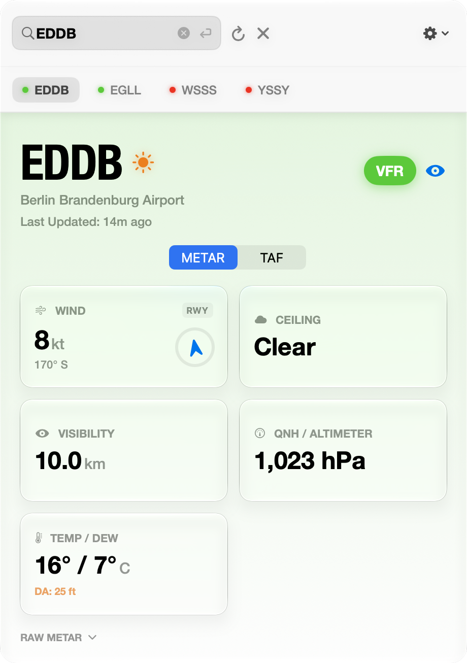 Berlin, VFR